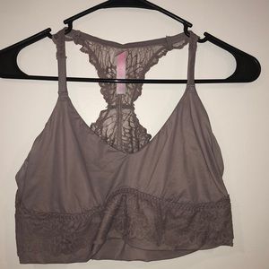 Pink lacey bralette